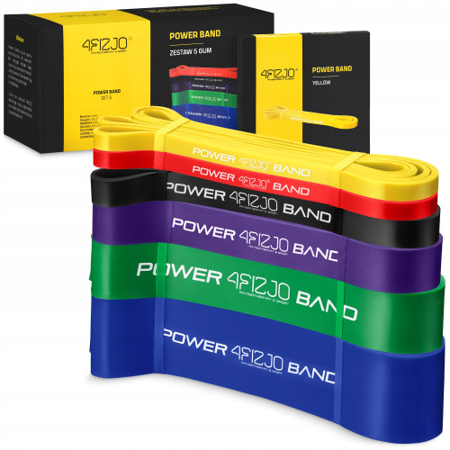Купить Резинка для фитнеса  4FIZJO Power Band 6 шт 2-46 кг Mix в Киеве - фото №1
